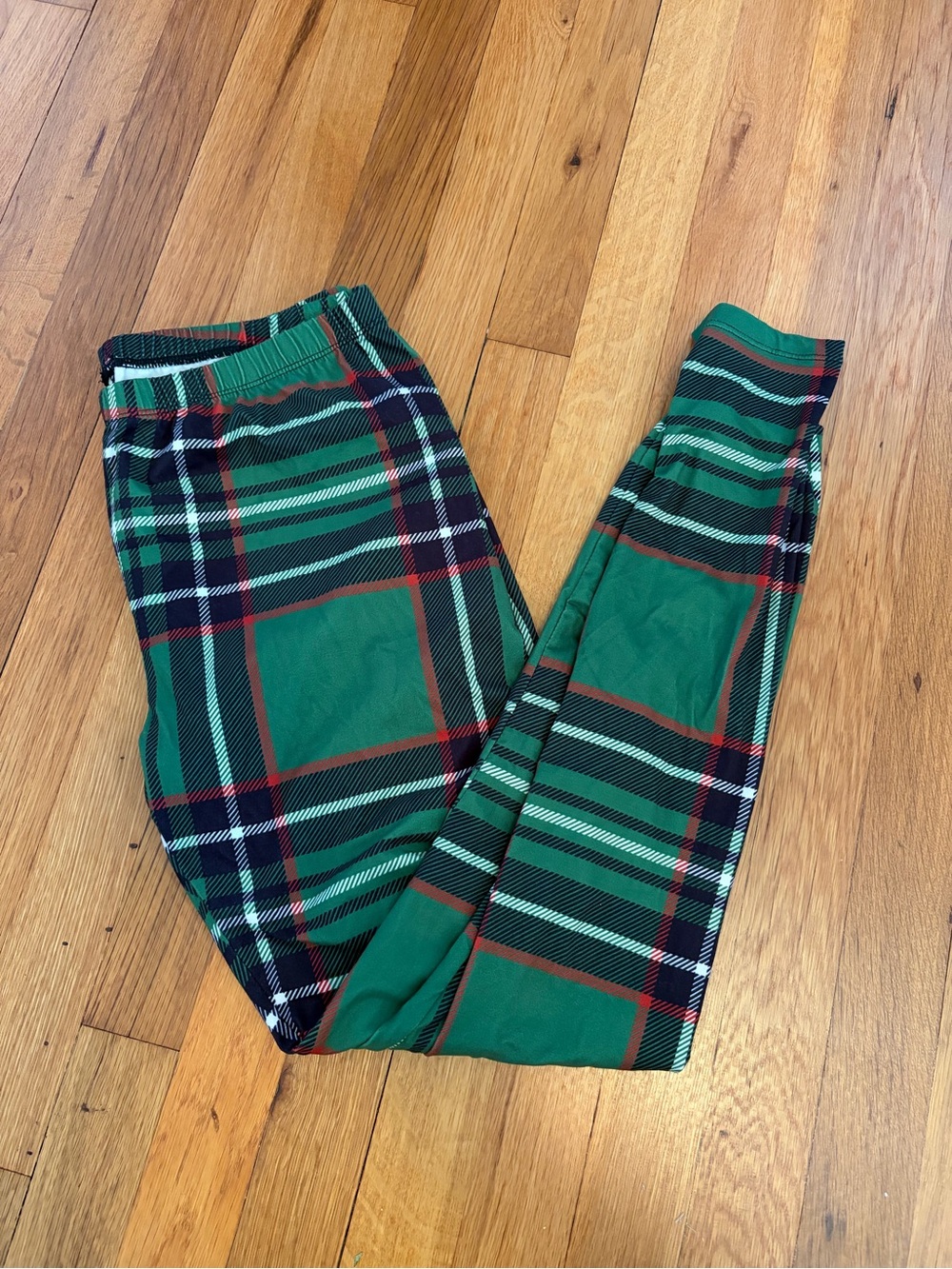 Plaid leggings